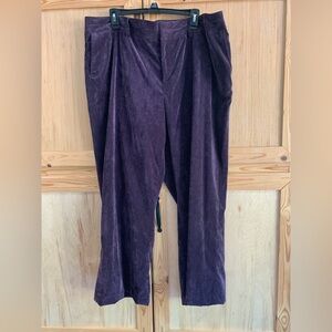 Coldwater Creek Purple Corduroy Pants